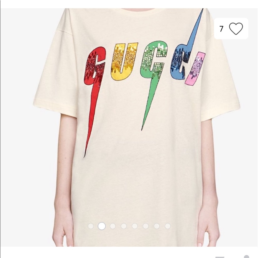GUCCI LIGHTNING BOLT SHIRT